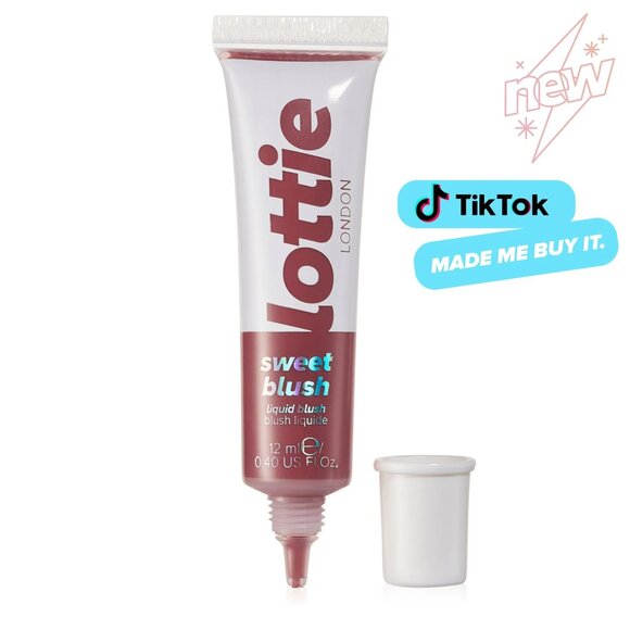 Lottie London Sweet blush, Lightweight Liquid Blush, Mocha Mauve, 12 mL - Picture 1 of 5